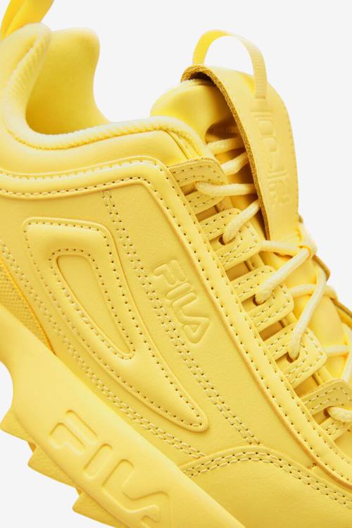 Gold Women's Fila Disruptor 2 Premium Sneakers | Fila193SL