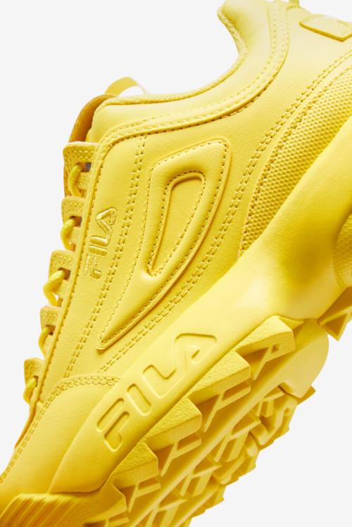 Gold Women's Fila Disruptor 2 Premium Sneakers | Fila250UI