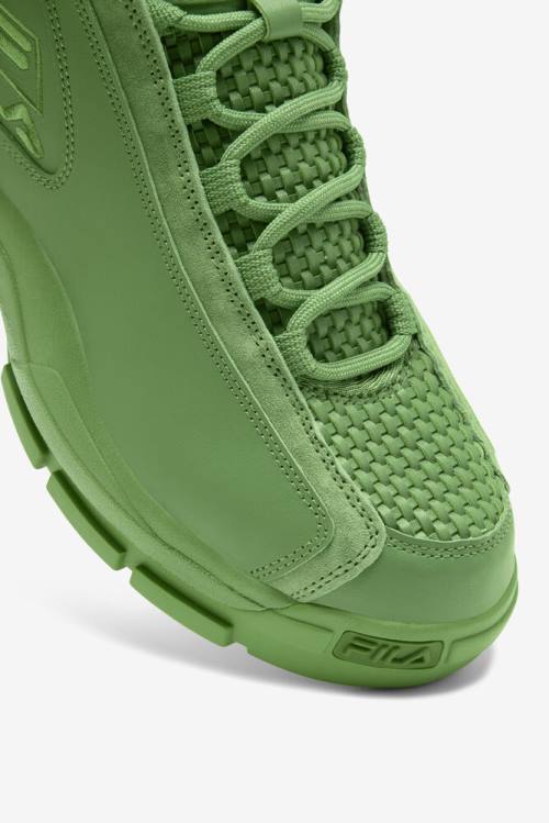 Green Men's Fila Grant Hill 2 Woven Sneakers | Fila483EH