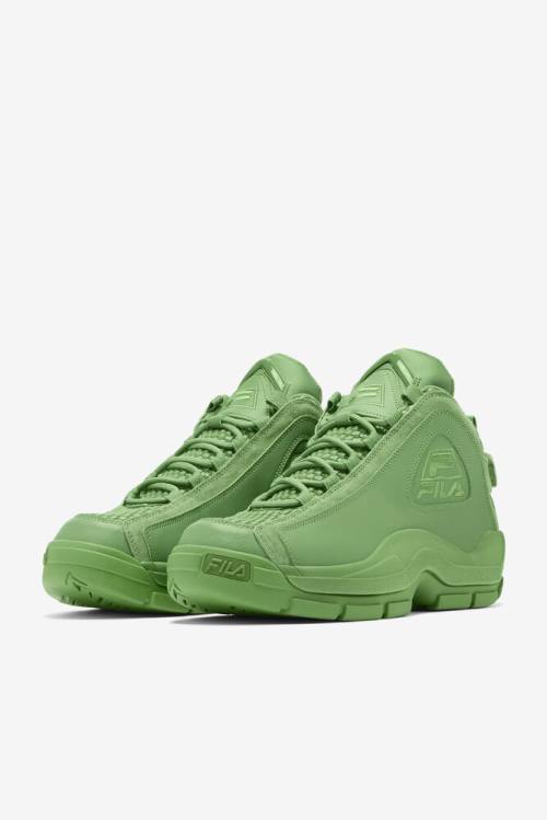 Green Women's Fila Grant Hill 2 Woven Sneakers | Fila679NC