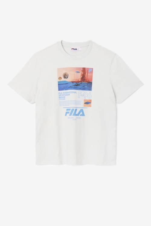 Grey Men\'s Fila Ceylon Tee T Shirts | Fila639DP