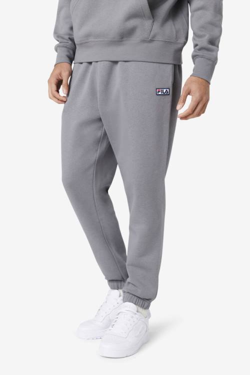 Grey Men's Fila Garin Jogger Pants | Fila451CU