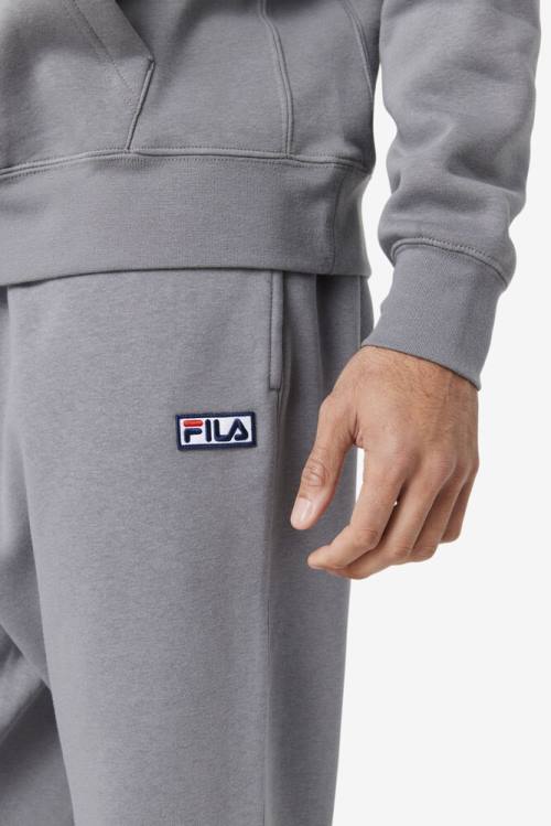 Grey Men's Fila Garin Jogger Pants | Fila451CU