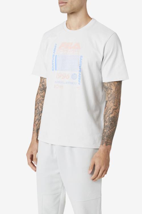 Grey Men's Fila Kosala Tee T Shirts | Fila126PW