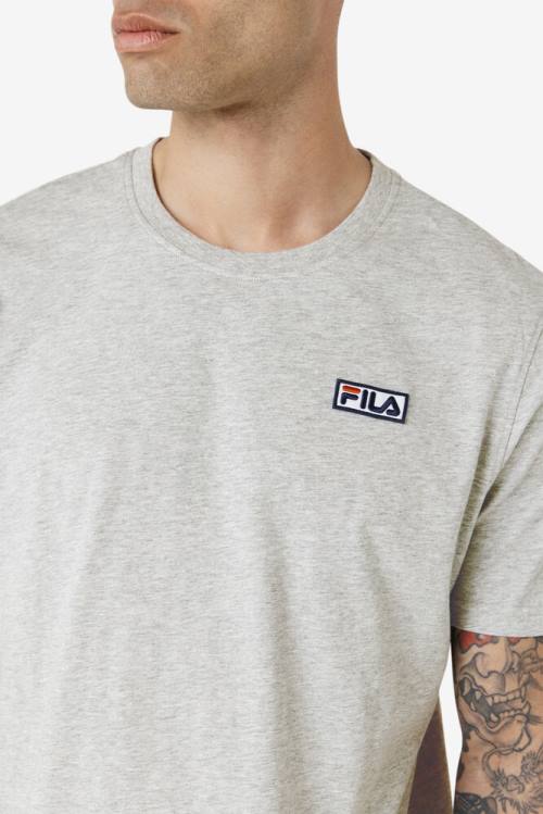 Grey Men's Fila Skylar Tee T Shirts | Fila065YM