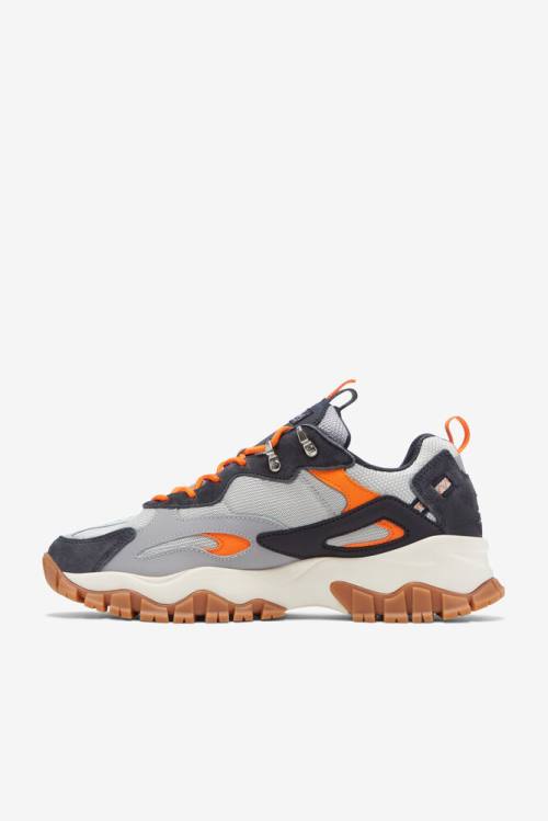 Grey / Orange Men's Fila Ray Tracer Tr 2 Sneakers | Fila416XK