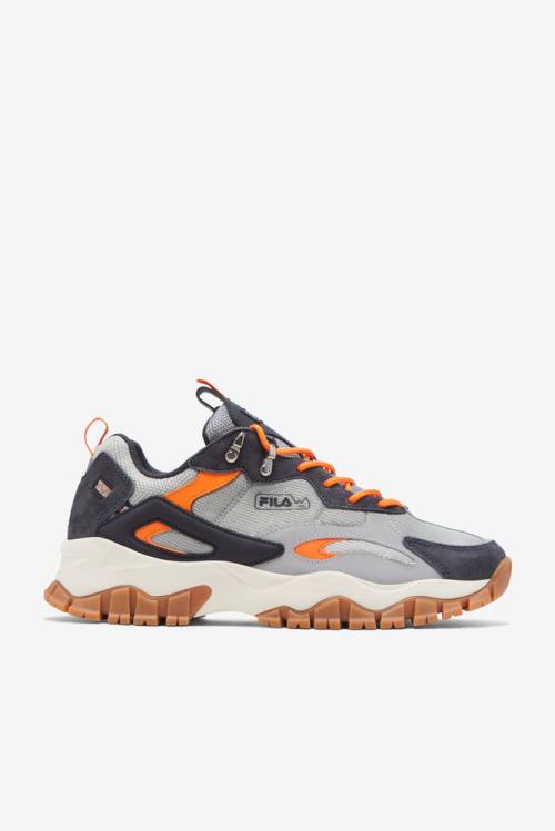 Grey / Orange Men\'s Fila Ray Tracer Tr 2 Sneakers | Fila416XK