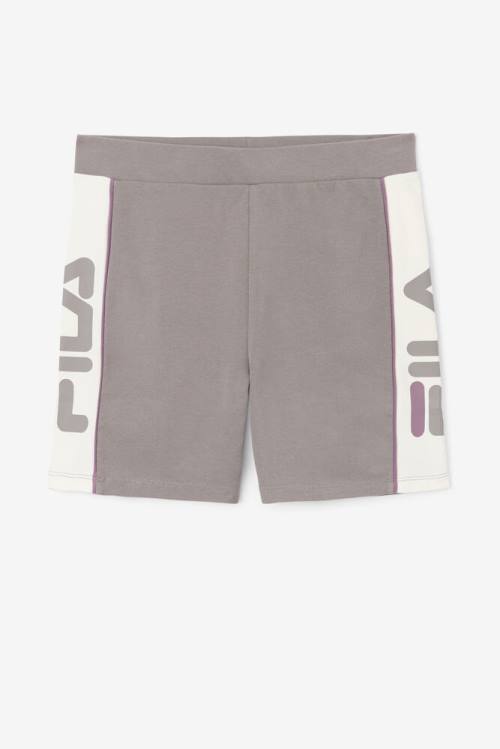 Grey Women\'s Fila Davina Bike Shorts | Fila178VJ