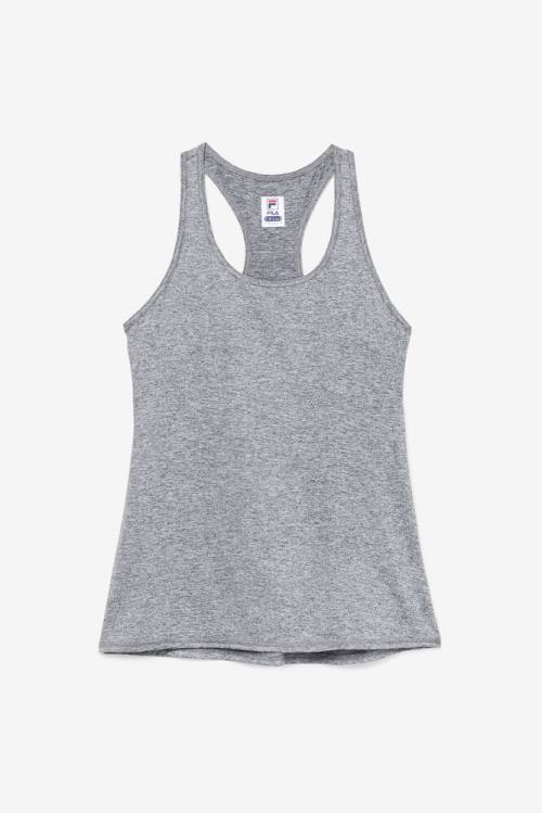 Grey Women\'s Fila Pickleball Racerback Tank Sports Tops | Fila196GP