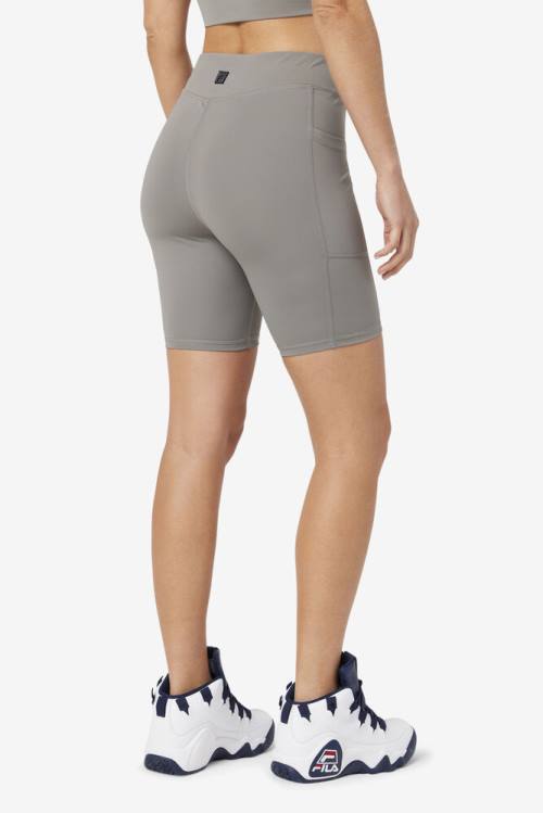 Grey Women's Fila Tiana Bike Shorts | Fila196QB