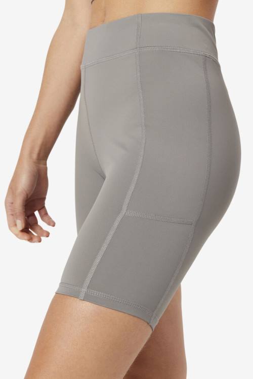 Grey Women's Fila Tiana Bike Shorts | Fila196QB