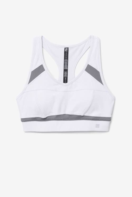 Lavender Blue Women\'s Fila Uplift Racerback Sports Bra Sports Tops | Fila081XI