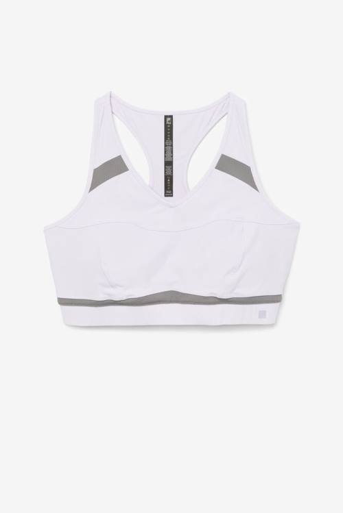 Lavender Blue Women\'s Fila Uplift Racerback Sports Bra Sports Tops | Fila651GX