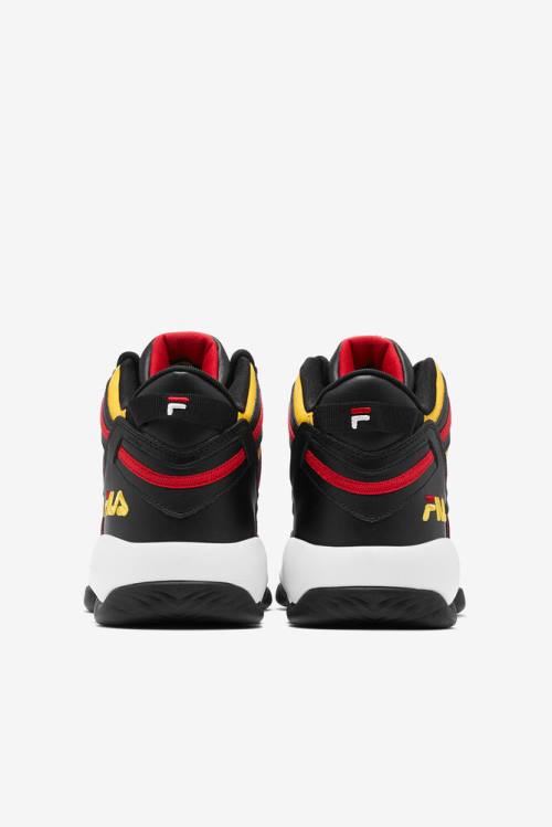 Lemon / Black / Red Men's Fila Stackhouse Spaghetti Sneakers | Fila615PX