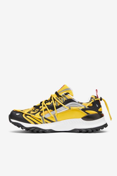 Lemon / Black / White Men's Fila Expeditioner Sneakers | Fila285NU