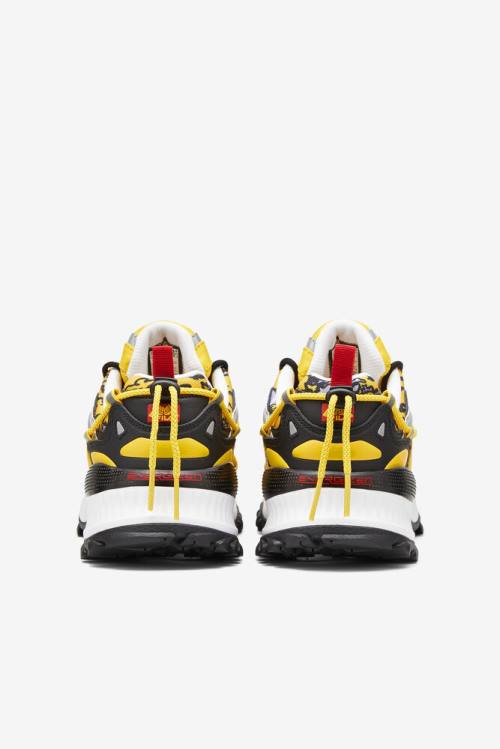 Lemon / Black / White Men's Fila Expeditioner Sneakers | Fila285NU