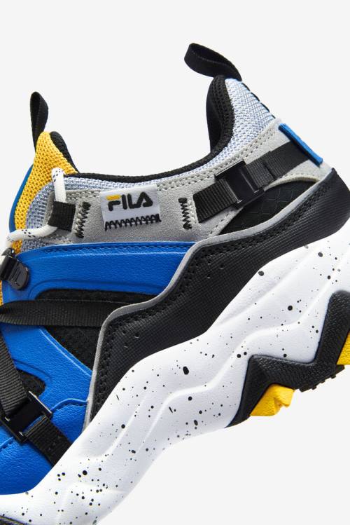 Lemon / Blue Men's Fila Excursion Sneakers | Fila508RV