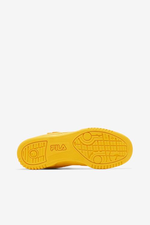 Lemon / Lemon / Lemon Women's Fila F-14 Sneakers | Fila973RN