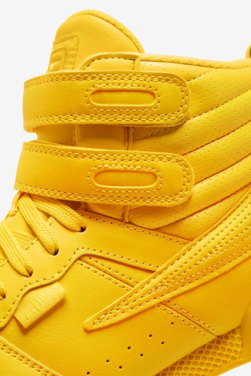 Lemon / Lemon / Lemon Women's Fila F-14 Sneakers | Fila973RN