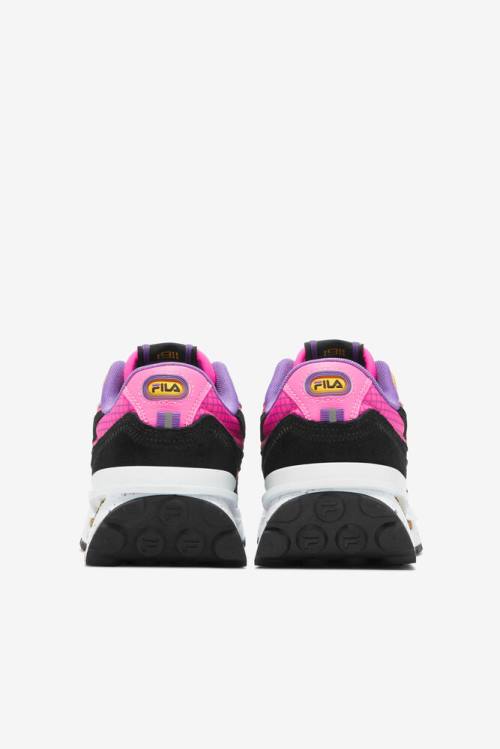 Lemon / Pink / Black Women's Fila Renno Sneakers | Fila956NR