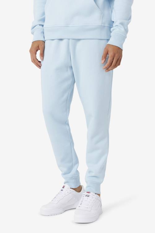 Light Blue Men's Fila Chardon Jogger Pants | Fila835YJ