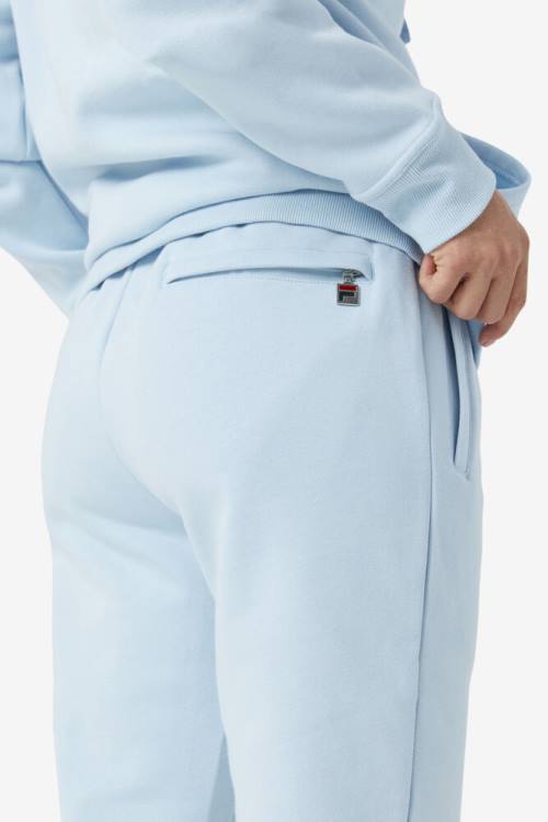 Light Blue Men's Fila Chardon Jogger Pants | Fila835YJ