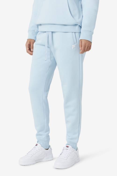 Light Blue Men's Fila Chardon Jogger Pants | Fila835YJ