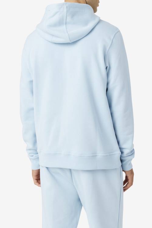 Light Blue Men's Fila Godfrey Hoodie | Fila792GW