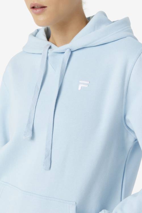 Light Blue Men's Fila Godfrey Hoodie | Fila792GW