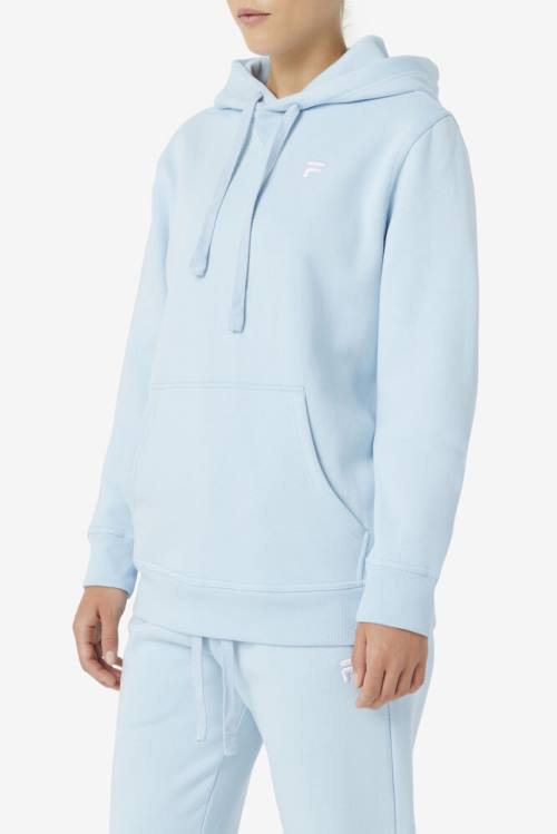 Light Blue Men's Fila Godfrey Hoodie | Fila792GW