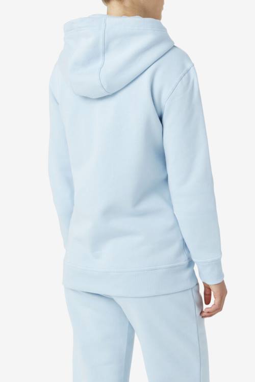 Light Blue Men's Fila Godfrey Hoodie | Fila792GW