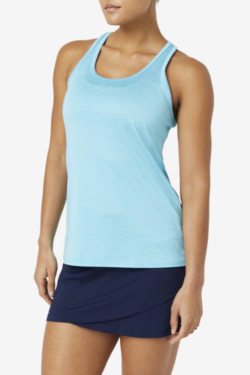 Light Blue Women's Fila Pickleball Racerback Tank Sports Tops | Fila365KD