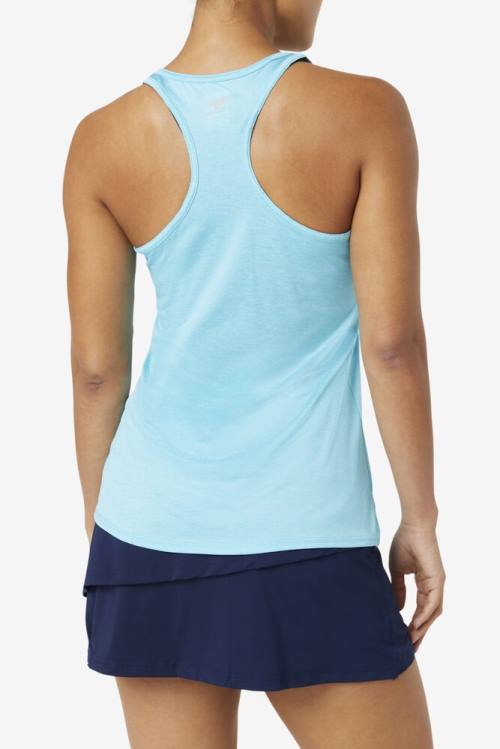 Light Blue Women's Fila Pickleball Racerback Tank Sports Tops | Fila365KD