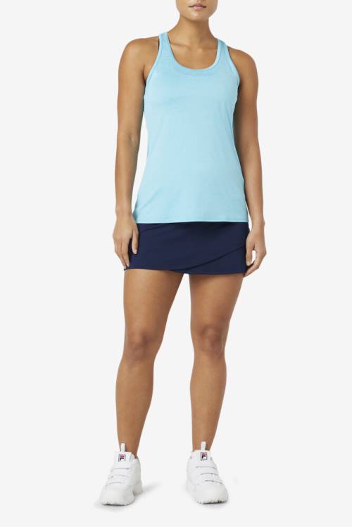 Light Blue Women's Fila Pickleball Racerback Tank Sports Tops | Fila365KD