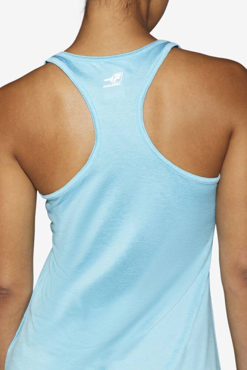 Light Blue Women's Fila Pickleball Racerback Tank Sports Tops | Fila365KD