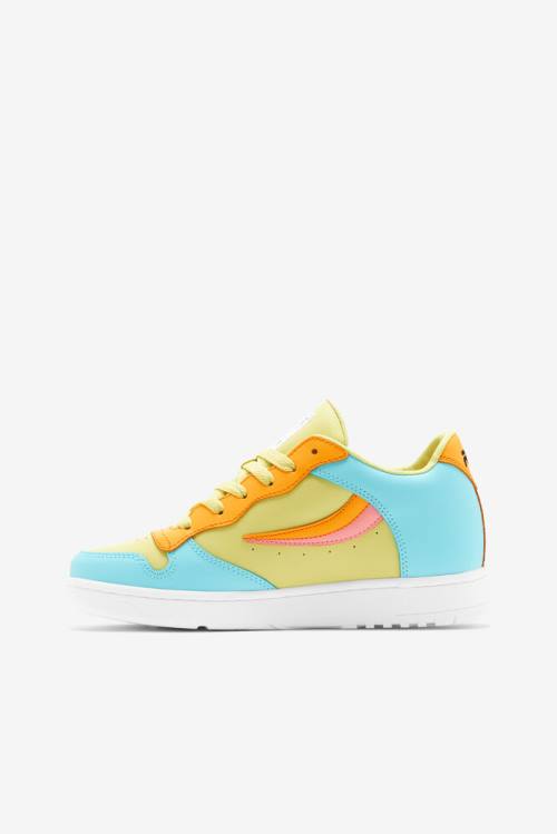 Light Green / Blue / Orange Women's Fila Wx-110 Sneakers | Fila846BM