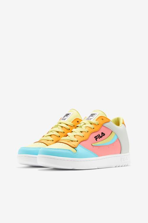 Light Green / Blue / Orange Women's Fila Wx-110 Sneakers | Fila846BM