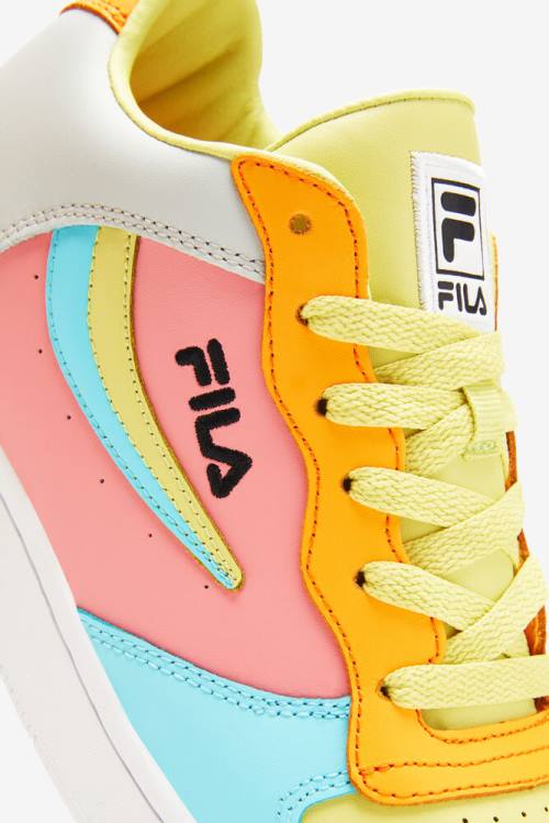 Light Green / Blue / Orange Women's Fila Wx-110 Sneakers | Fila846BM