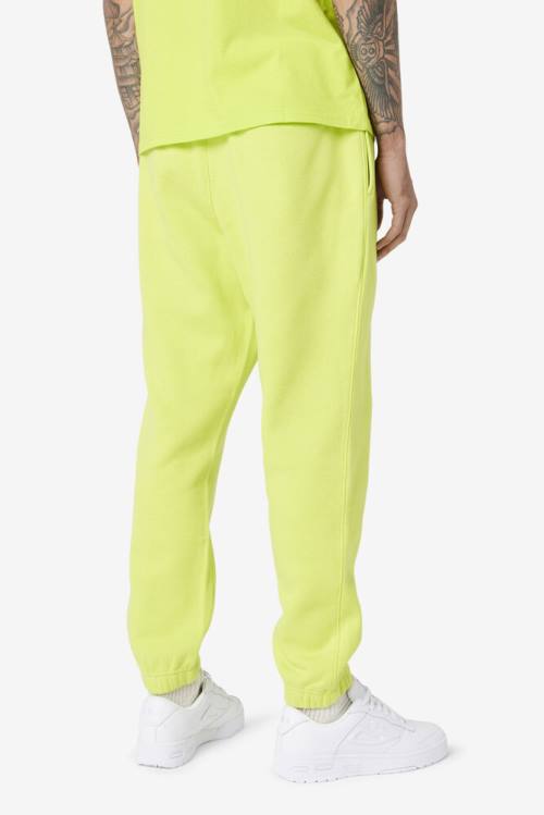 Light Green Men's Fila Garin Jogger Pants | Fila573WQ