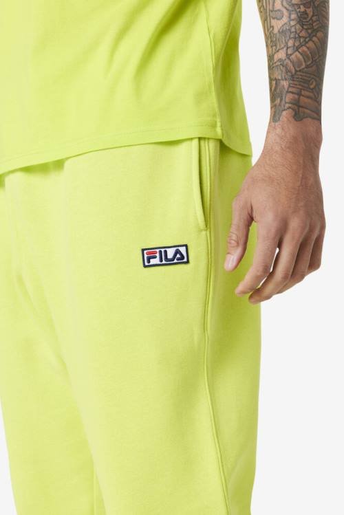 Light Green Men's Fila Garin Jogger Pants | Fila573WQ