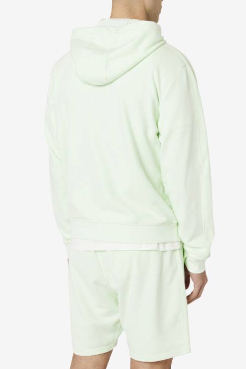 Light Green Men's Fila Joey Full Zip Hoodie | Fila621HK