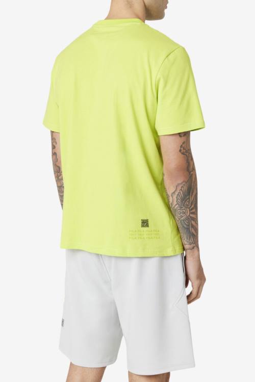 Light Green Men's Fila Lakosa Tee T Shirts | Fila538ZL