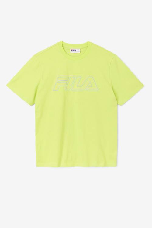 Light Green Men\'s Fila Lakosa Tee T Shirts | Fila538ZL