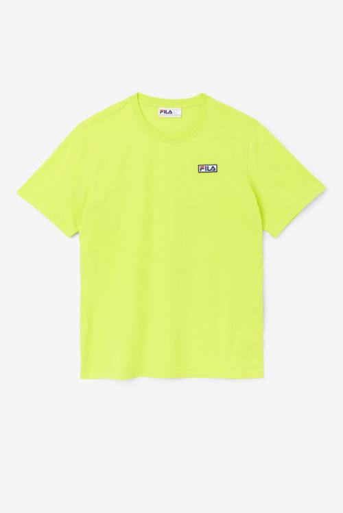 Light Green Men\'s Fila Skylar Tee T Shirts | Fila794UQ