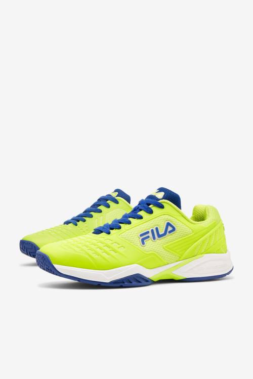 Light Green / White Men's Fila Axilus 2 Energized Tennis Shoes | Fila132KD