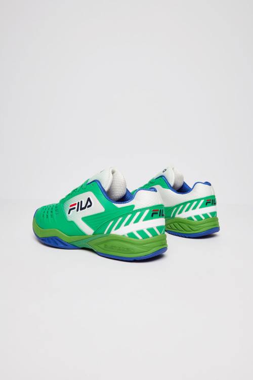 Light Green / White / Navy Men's Fila Axilus 2 Energized Tennis Shoes | Fila845NQ