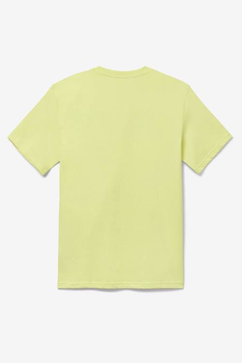 Light Green Yellow Men's Fila Eagle Tee T Shirts | Fila460KC