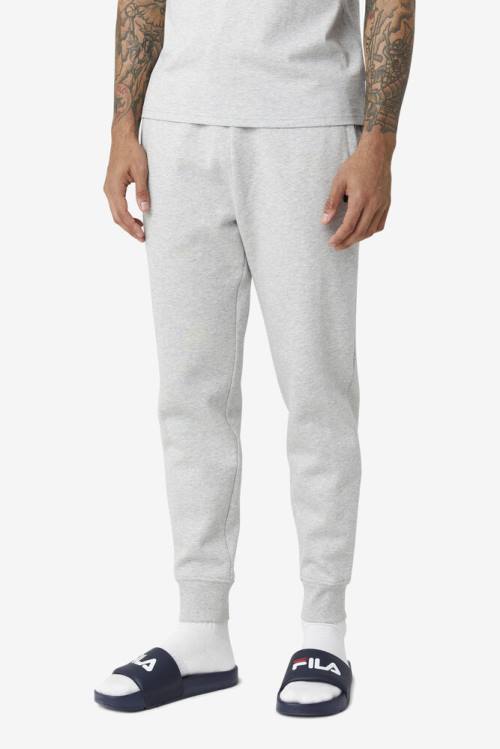 Light Grey Men's Fila Chardon Jogger Pants | Fila137OI