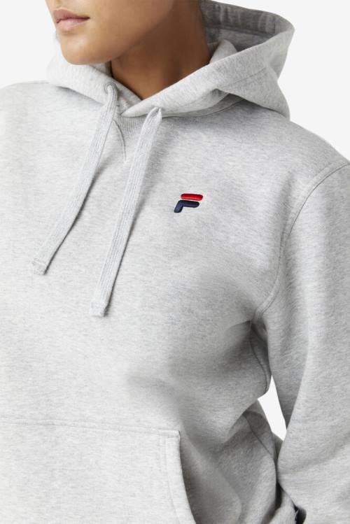 Light Grey Men's Fila Godfrey Hoodie | Fila172YQ