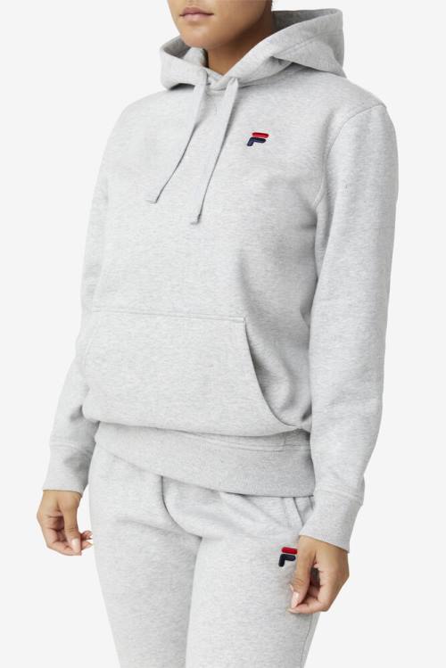 Light Grey Men's Fila Godfrey Hoodie | Fila172YQ